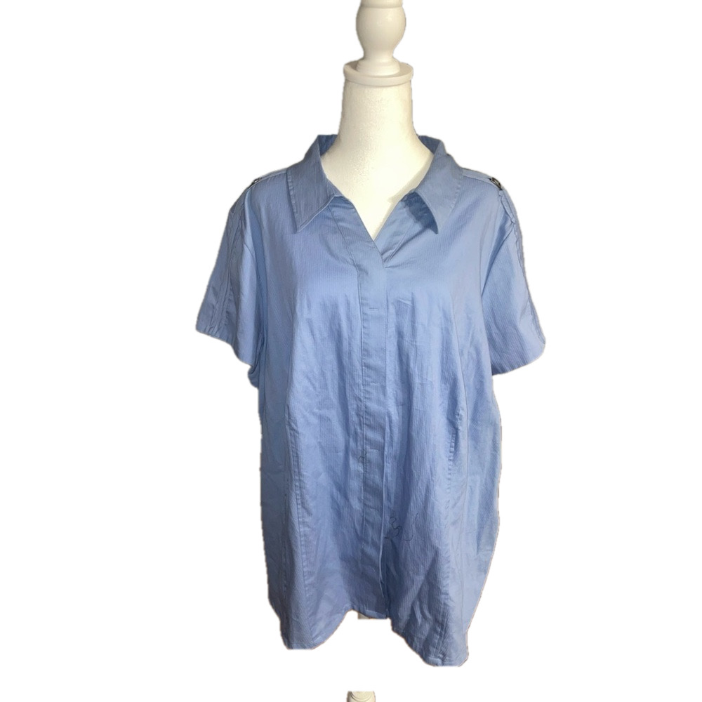 New With Tags CJ Banks Blue Top *make offers*